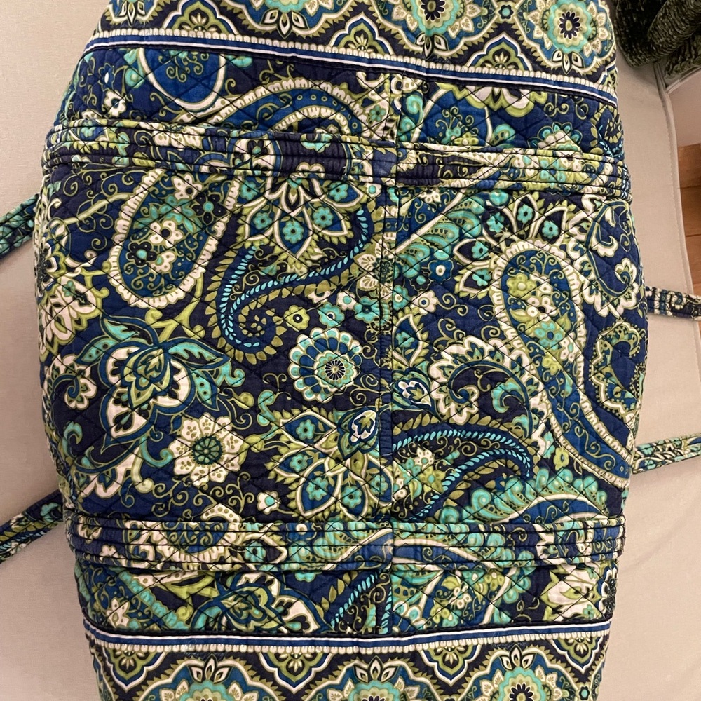 Vera Bradley Blue and Green Paisley Women's Bag